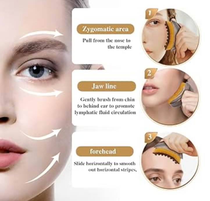 Lymphatic Contour Massage Facial Brush